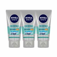 Nivea Men Oil Control Moisturiser 10X whitening, 50ml (Pack of 3)