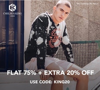 Koovs - FLAT 75% off + Extra 20% off on CHELSEA KING by applying code