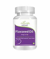 Nature's Velvet Lifecare FlaxSeed Oil 1000 mg (Omega 3-6-9) 60 Softgel Capsules