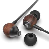 Boult Audio BassBuds Oak Pure-Wood Wired Headset  (Brown, Wired in the ear)