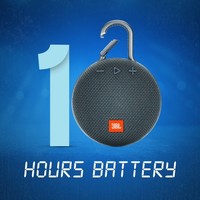 50% Off On JBL CLIP 3 Bluetooth Speaker (Midnight Black) -  ₹2235 