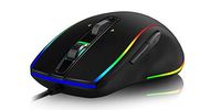 Live Tech GameOn RGB Gaming Mouse with Pixart Sensor | 6 Button Programmable | 1.8M Braided Cable | Up to 8000 DPI LED Mouse (GameOn)