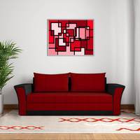 Bharat Lifestyle Leo Sofa Cum Bed Double Solid Wood Sofa Bed