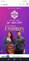 Get free 100 myntra insider points(EORS sale)