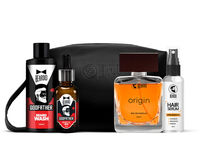 Beardo OG Combo Includes- Beard Wash, Beard Oil, Perfume, Hair Serum, Beardo Pouch 