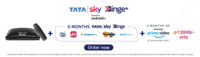 Get guaranteed 2 months cash back with recharge of 12 months in your Tata Sky account via Bank Of Baroda credit cards
