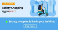 UPCOMING | Amazon Pantry Society Shopping Offer : Shop with “Society Checking Point” & get Rs.50 cashback | 15 June - 15 July