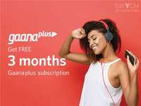 Get 3 Months Gaana Plus Subscription for FREE ( 100 insider points )