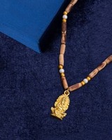 Voylla Ganesh Pendent With Tulsi Chain 55% OFF