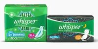 Whisper Ultra Clean 44s + Nights XXXL+ 10s (Day and Night Pack) Sanitary Pad  (Pack of 54)
