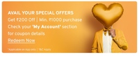 TataCliq - FLAT Rs.200 Off Coupon on Rs.1000 ( selected Users )