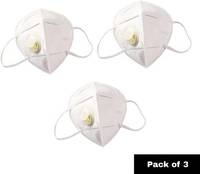 VERGE KN95/N95 with Filter Face Mask, Anti-Pollution & Anti Virus Breathable Face Mask (pack of 3)