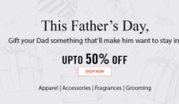 Shopperstop Father's day Special : Upto 50% off on Apparel, Accessories, Fragrances, Grooming