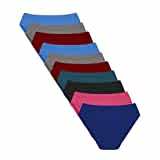 IVAZA Womens Hipster Brief 100% Cotton Ladies Panties Cotton Combo Pack of 10