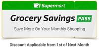  Grocery Savings Pass - 3 Months ( Get Rs.300 Off at Rs.59 )   (E-Mail Delivery Only) 