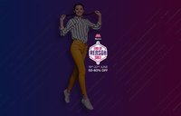 Get flat 10% instant discount upto 500 + Flat 10% SuperCash @ Myntra