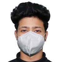 ORILEY N95 CE & ISO Certified 5 Layer Disposable Face Mask with Nose Pin for Men & Women (10 PCS)
