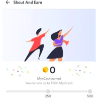 Myntra Shout & Earn Upto 500₹ MynCash on Referral