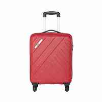 Safari Harbour 55 Cms Polycarbonate Red Cabin TSA Lock 4 wheels Hard Suitcase