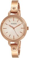 Fossil Analog Rose Gold Dial Women's Watch - BQ3026