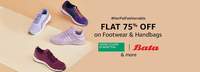 Flat 75% Off on Footwear & Handbags, Purses & Clutches on top Brands