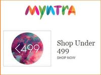 Myntra Fashion and Lifestyle Products Under Rs.499
