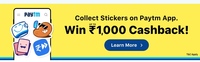 Sizzling June Collect 4 stickers and win Assured Cashback up to ₹1000