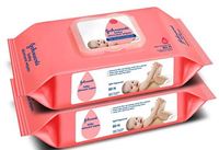  Johnson's Baby Wipes With Lid Combo Offer Pack, 2 x 80s (160 wipes)