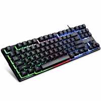 EvoFox (by Amkette) Fireblade Gaming Wired Keyboard with LED Backlit, 19 Anti-Ghosting Keys, and Windows Lock Key(Black)