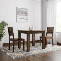 Induscraft Sheesham Wood Solid Wood 2 Seater Dining Set  (Finish Color - Brown)