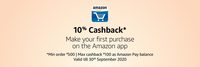 Get 10% cashback up to ₹100 (first purchase on the Amazon app)