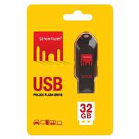 Strontium Pollex 32GB Flash Drive (Black/Red)