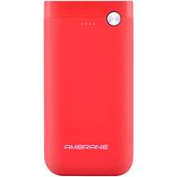 Ambrane 10000mAH Lithium Polymer Power Bank for C Type Port (Red)