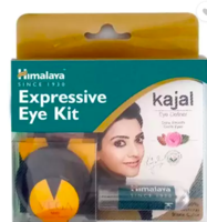 Himalaya Expressive Kajal 2.7 gm & Wipes Combo Pack + Vega compac