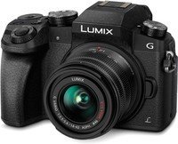 Panasonic LUMIX G7 16.00 MP 4K Mirrorless Interchangeable Lens Camera Kit with 14-42 mm Lens (Black)