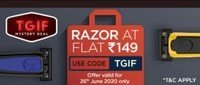 The Man Company Mystery Deal Razor At Flat @ 149