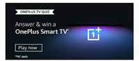 Amazon Oneplus Tv Quiz Answers — Win Oneplus Smart Tv