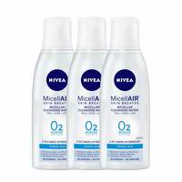 NIVEA Micellair Skin Breathe Micellar Water For Make Up Removal, 200 ml (Pack of 3)