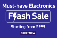 Be monsoon ready must have electronics flash sale from 999RS