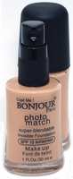 Bonjour Paris Photo Match Invisible Foundation, Fair Skin, 30ml