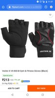 Vector x gym gloves starting@213 RS up to 77 % off
