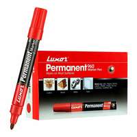 41% Off : Luxor 960 Permanent Marker - Red - Box of 10 