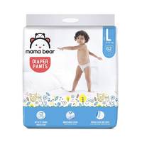 Amazon Brand - Mama Bear Baby Diaper Pants, Large (L) - 62 Count @620.

