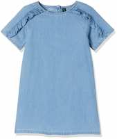 
United Colors of Benetton Girl's A-Line Knee-Long Dress@559


