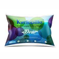 Kurlon Dew Fiber Bed Pillow (White, 24x16x7-inch)