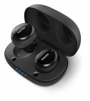 Philips UpBeat TAUT102BK True Wireless (TWS) Bluetooth Earbuds with 12 Hrs Playtime (3+9), Voice Assistant (Black)