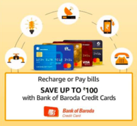 Get 10% instant discount on Recharges and Bill Payments (Bank of Baroda Credit Card)