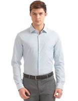EXCALIBUR FRENCH PLACKET STRIPED SHIRT   on sale for INR 240   Only.