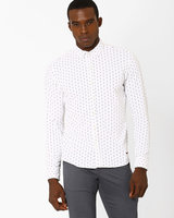 SPYKAR Printed Slim Fit Shirt - Rs.608 Only