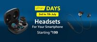 pTron Days - Buy Headsets Starting From Rs. 199